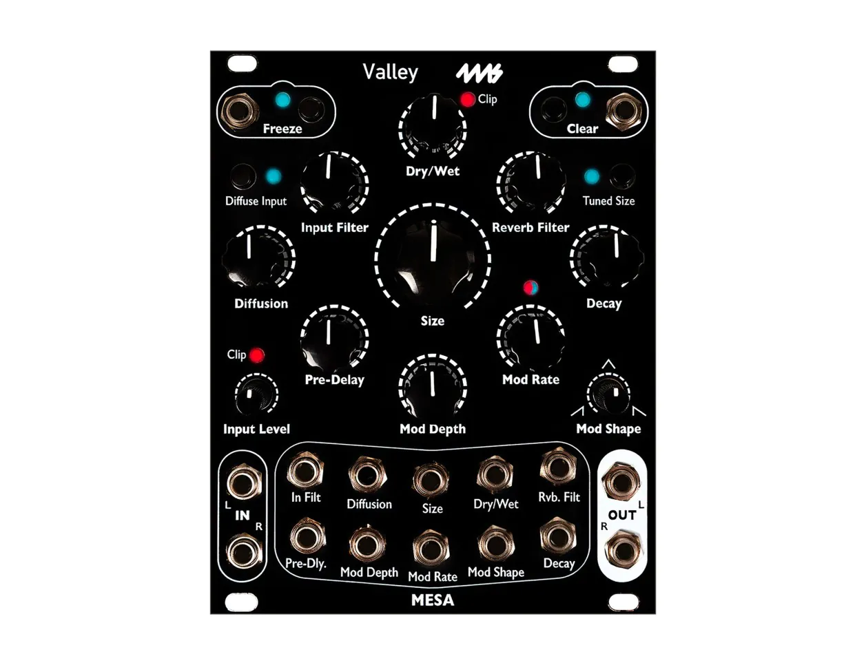 4MS Mesa High-Fidelity Dattorro Plate Reverb