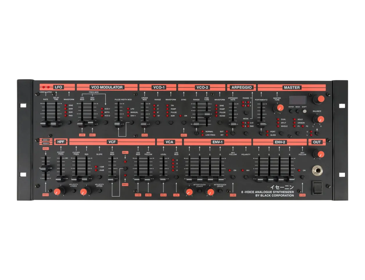 Black Corporation ISE-NIN Polyphonic Analog Synthesizer Module [USED]