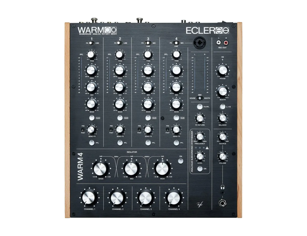 Ecler DJ WARM4 Analog Rotary Mixer Unit