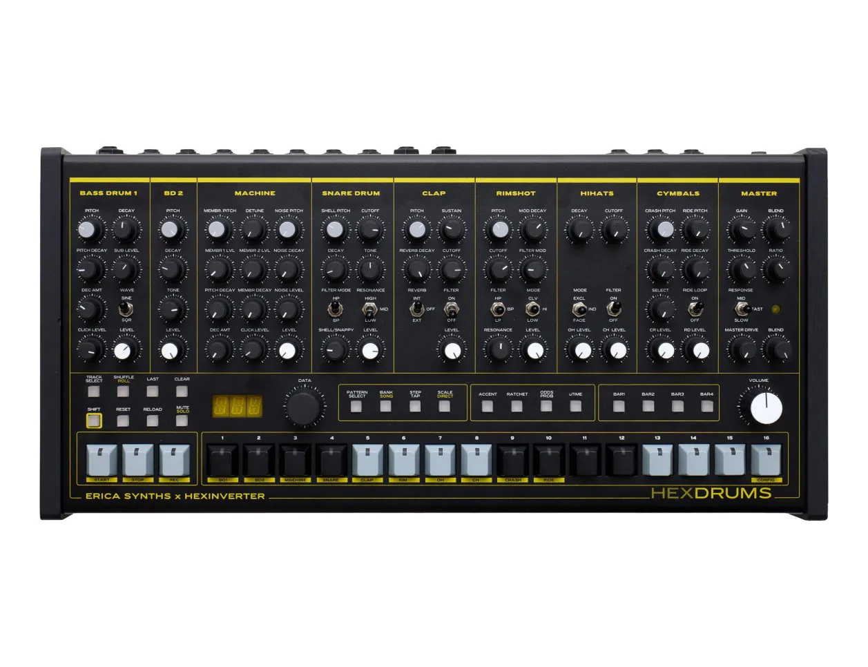 Erica Synths Hexdrums Analog Drum Machine