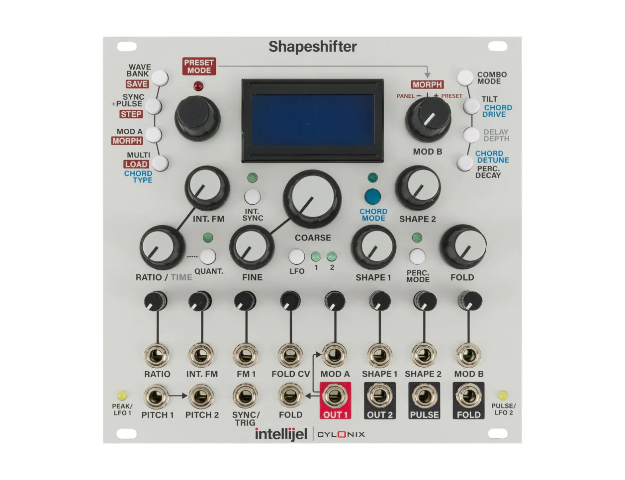 Intellijel Designs Cylonix Shapeshifter Complex Wavetable VCO [USED]