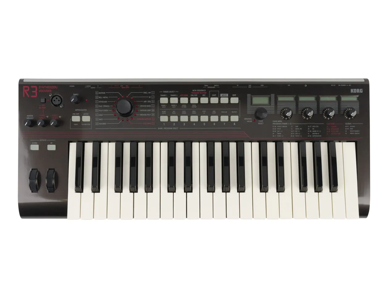 Korg R3 Keyboard Synthesizer + Vocoder [USED]