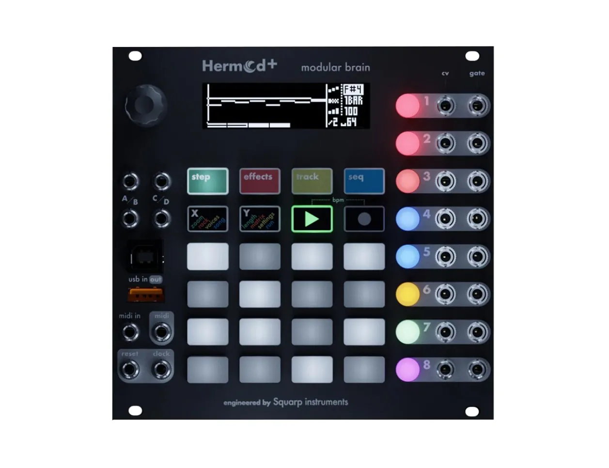 Squarp Hermod+ Sequencer + MIDI-CV