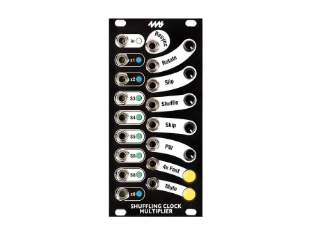 4MS Shuffling Clock Multiplier + 4MS Shuffling Clock Multiplier +
