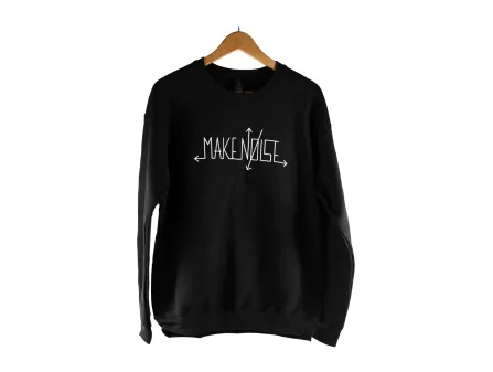 Make Noise Black Logo Crewneck Make Noise Black Logo Crewneck