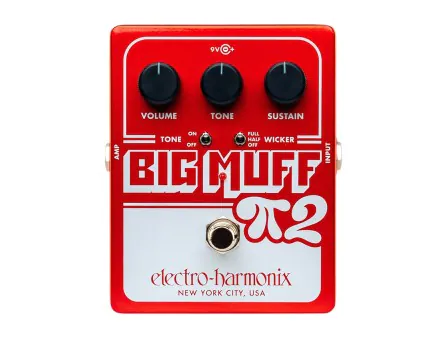 EHX Big Muff Pi 2 with Tone Wicker Fuzz Pedal EHX Big Muff Pi 2 with Tone Wicker Fuzz Pedal