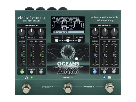 EHX Ocean's Abyss Advanced Reverb Laboratory EHX Ocean's Abyss Advanced Reverb Laboratory