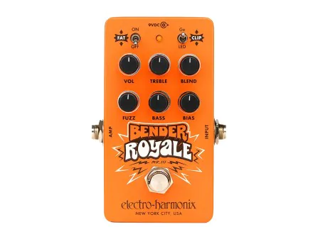 EHX Bender Royale Germanium Fuzz Pedal (Orange) EHX Bender Royale Germanium Fuzz Pedal (Orange)