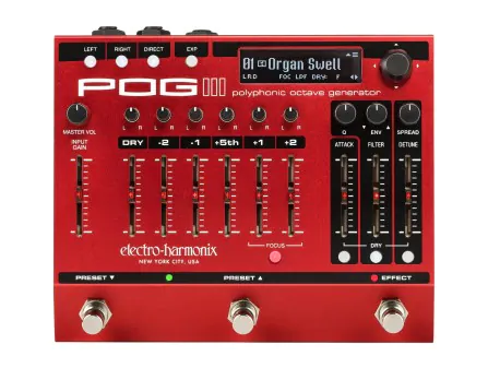 EHX POG3 Polyphonic Octave Generator Pedal EHX POG3 Polyphonic Octave Generator Pedal
