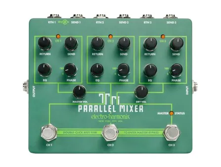 EHX Tri Parallel Mixer Signal Router EHX Tri Parallel Mixer Signal Router