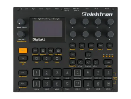 Elektron Digitakt 8-Voice Digital Drum Computer + Sampler [USED]