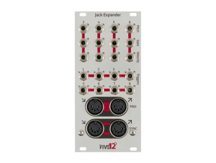 Jack Expander MKII for Vector Sequencer (Silver) Jack Expander MKII for Vector Sequencer (Silver)