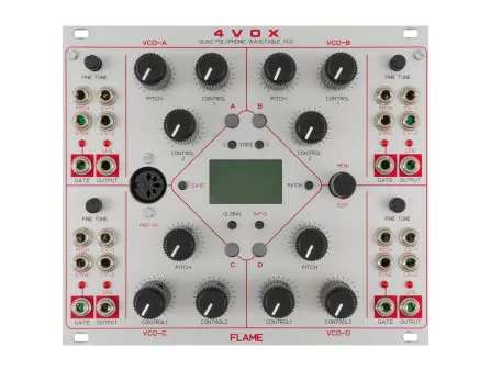 4VOX Quad Polyphonic Wavetable VCO 4VOX Quad Polyphonic Wavetable VCO