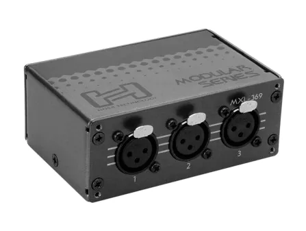 Hosa MXL-369 3-Point XLR Patch Bay Hosa MXL-369 3-Point XLR Patch Bay