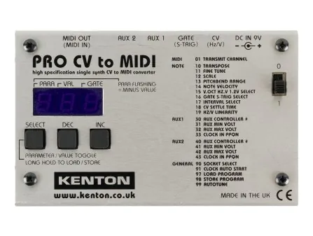 Kenton Pro CV to MIDI Converter [USED]