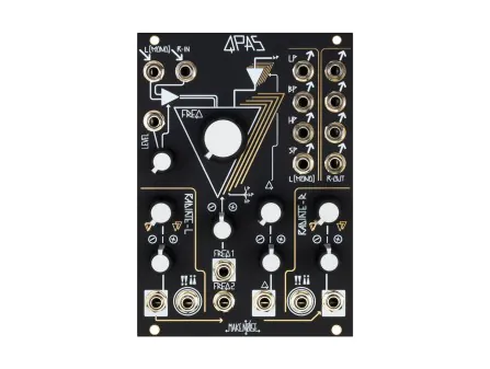 Make Noise QPAS Quad Core Stereo Filter Make Noise QPAS Quad Core Stereo Filter