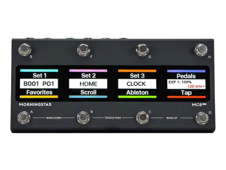 Morningstar MC8 Pro MIDI Foot Controller Morningstar MC8 Pro MIDI Foot Controller