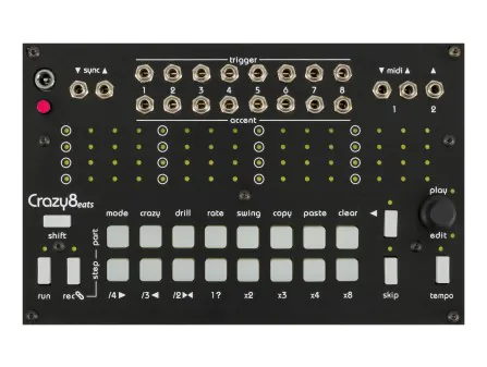 Twisted Electrons Crazy8Beats Rhythm Sequencer [USED]