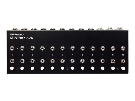 Minibay S24 24-Point TRS Patchbay Minibay S24 24-Point TRS Patchbay