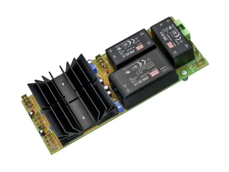 This beefy power supply features 2000mA on the +12V rail, 1200mA on -12V, and 4000mA on +5V. This beefy power supply features 2000mA on the +12V rail, 1200mA on -12V, and 4000mA on +5V.