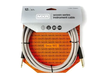 MXR Pro Series Woven Instrument Cable - 12FT MXR Pro Series Woven Instrument Cable - 12FT